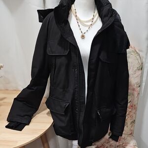 Levis Mens Black Black Down Padded Jacket